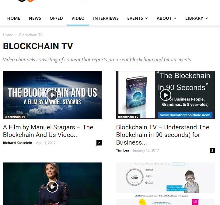 “The Blockchain and Us” Released, Blockchain News, 5 April 2017